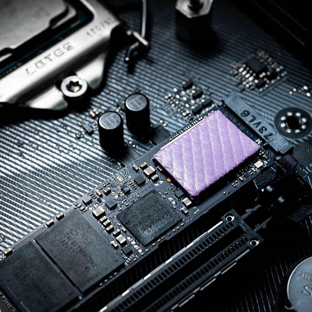 Thermalpad (Almofada Térmica) Cooler Master, 2.0mm, 95x45mm, Condutividade 13.3 W/M.K, Dupla Face, Roxo - TPX-NOPP-9020 - Imagem 5