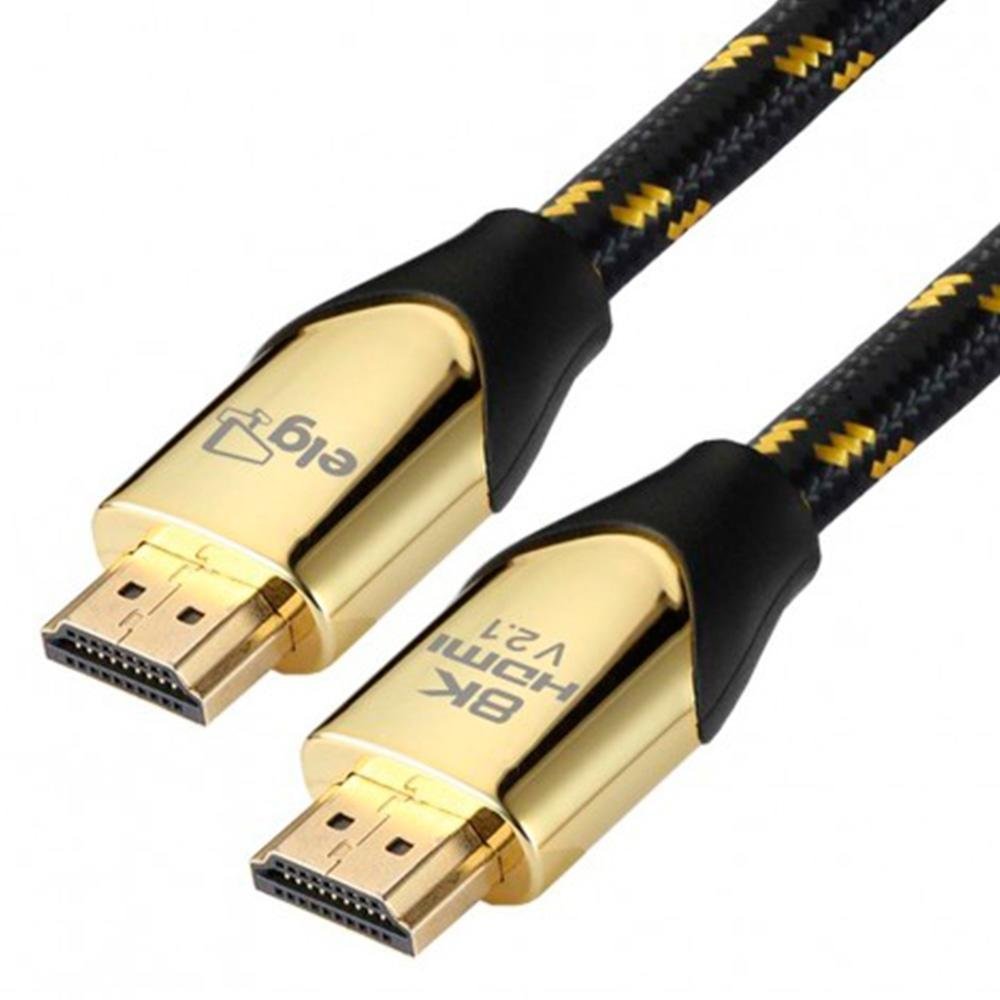Cabo HDMI 2.1 ELG, HDR, 3D Ready, 8K/60Hz, 4K/120Hz, Full HD/240Hz, 3 Metros - HS8K30