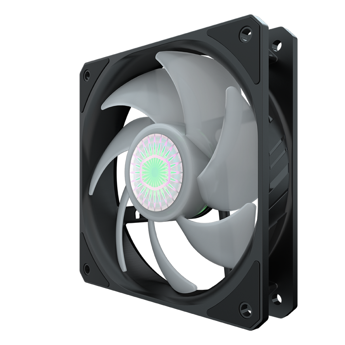 Cooler para Gabinete 120mm, Cooler Master, SickleFlow, ARGB, Preto, 62 CFM, 27 dBA e 1800RPM - MFX-B2DN-18NPA-R1 - Imagem 4