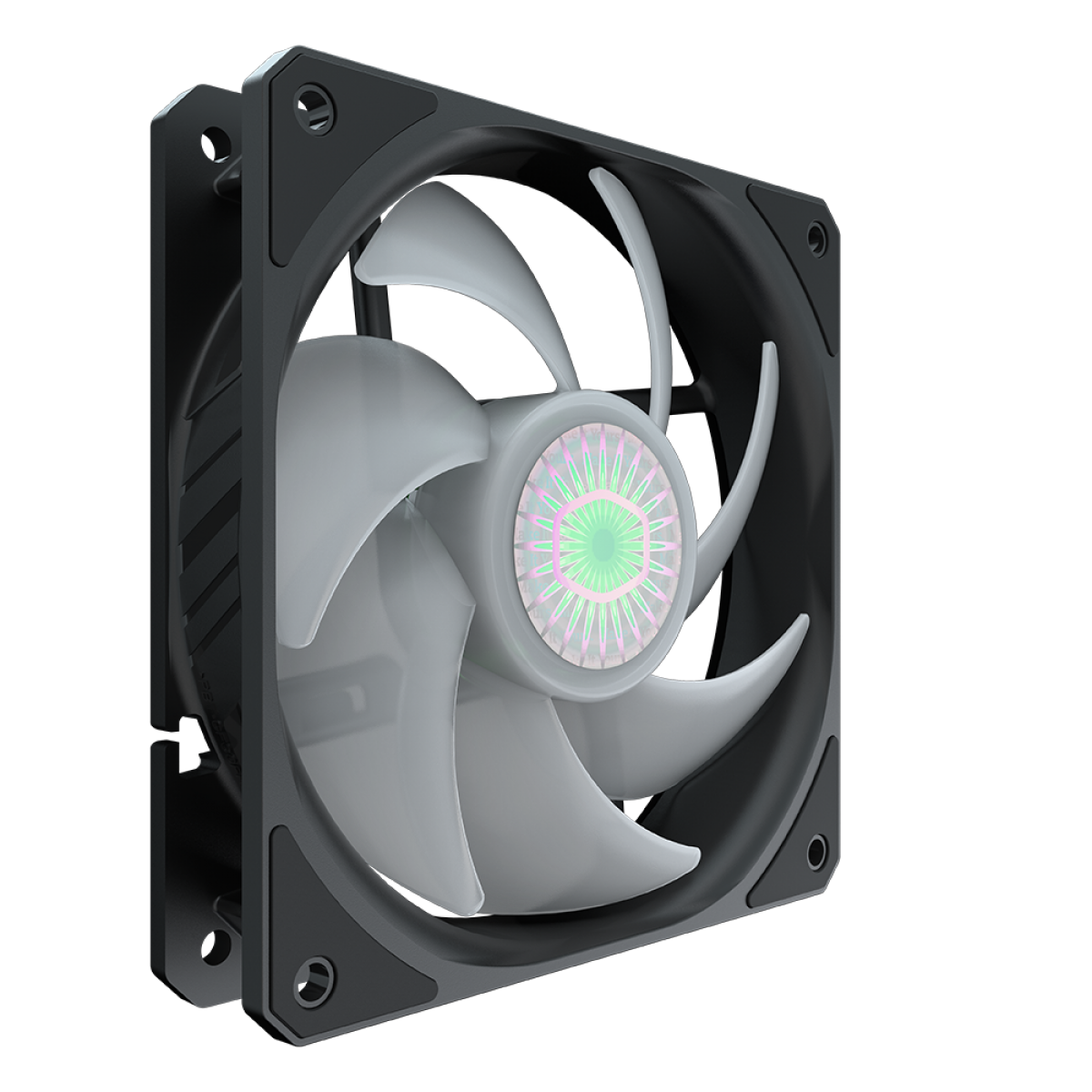 Cooler para Gabinete 120mm, Cooler Master, SickleFlow, ARGB, Preto, 62 CFM, 27 dBA e 1800RPM - MFX-B2DN-18NPA-R1 - Imagem 5