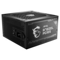Fonte 750W MSI MAG A750GL, 80 PLUS Gold, Modular, PFC Ativo, ATX 3.0, PCIE 5.0, Preto
