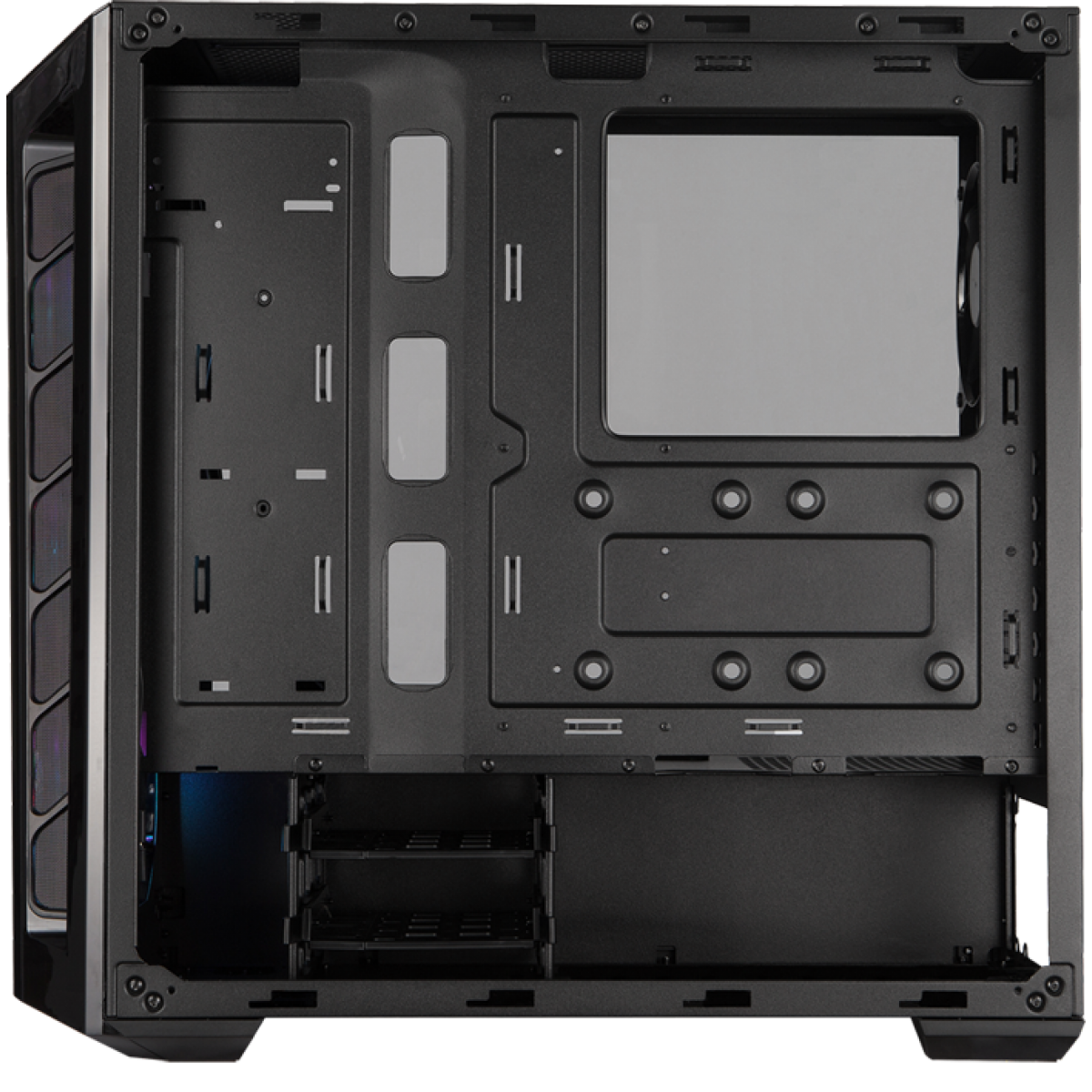 Gabinete Gamer Cooler Master Masterbox MB520, ARGB, E-ATX, Mid Tower, Black, Com 4 Fans, MCB-B520-KGNN-RGA - Imagem 6