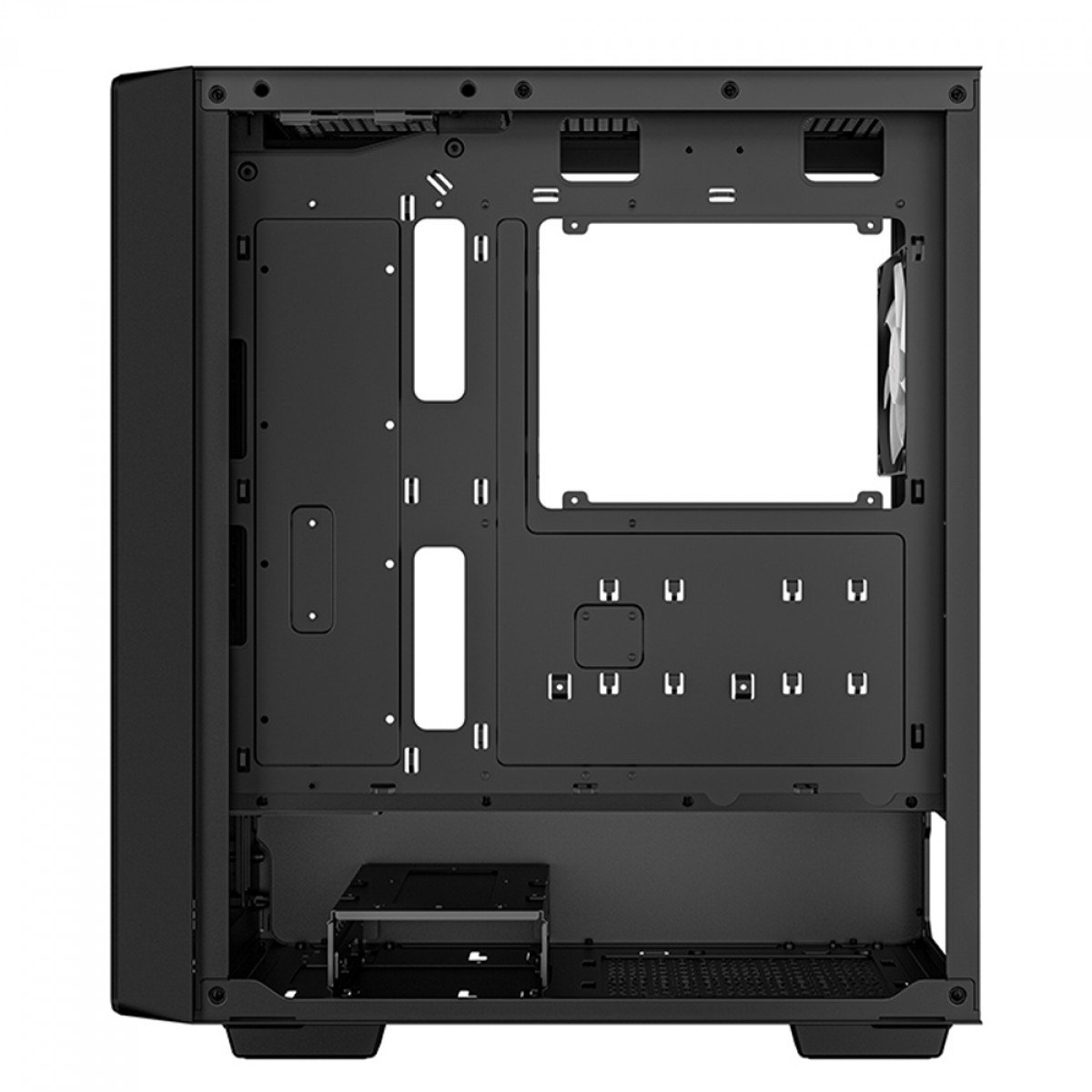 Gabinete Gamer DeepCool CC560 V2, Mid Tower, Vidro Temperado, ATX, Com 4 Fans, R-CC560-BKGAA4-G-2 - Imagem 6