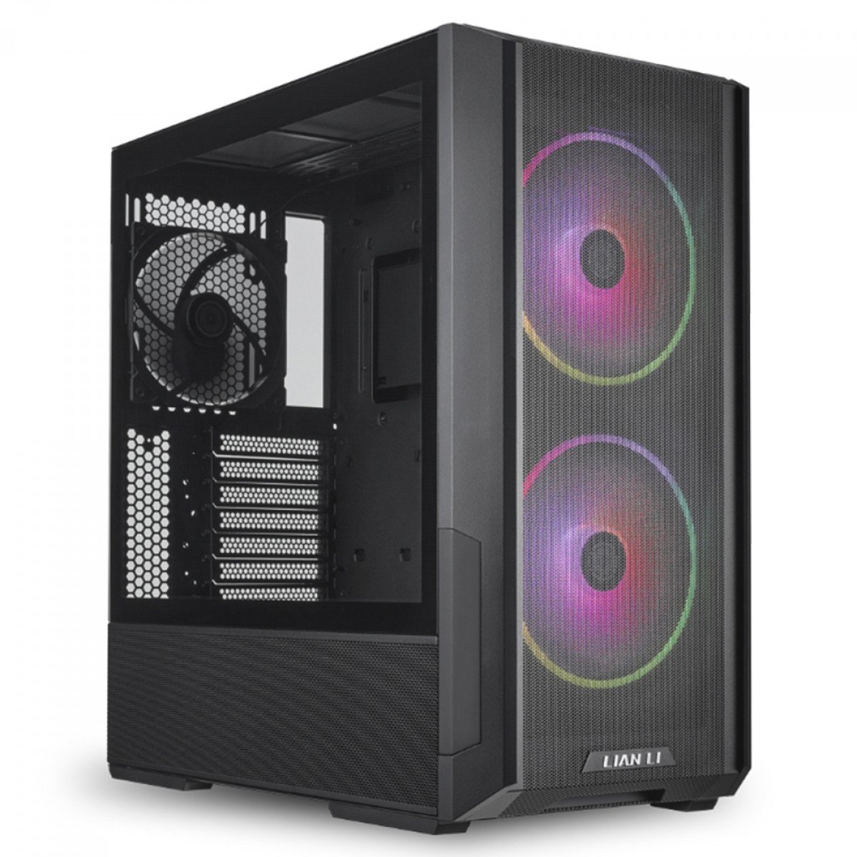 Gabinete Gamer Lian Li Lancool 216, RGB, Mid Tower, Vidro Temperado, Preto, ATX, 3 Fans - LANCOOL 216RX BL