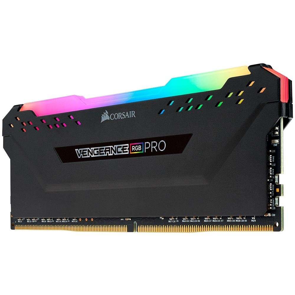 Memória Corsair Vengeance RGB Pro, 8GB, 3200MHz, DDR4, CL16, Preta - CMW8GX4M1E3200C16 - Imagem 5
