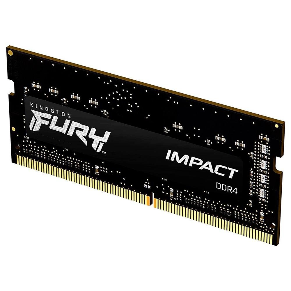 Memória Kingston Fury Impact, 8GB, 3200MHz, DDR4, CL20, Para Notebook - KF432S20IB/8 - Imagem 3