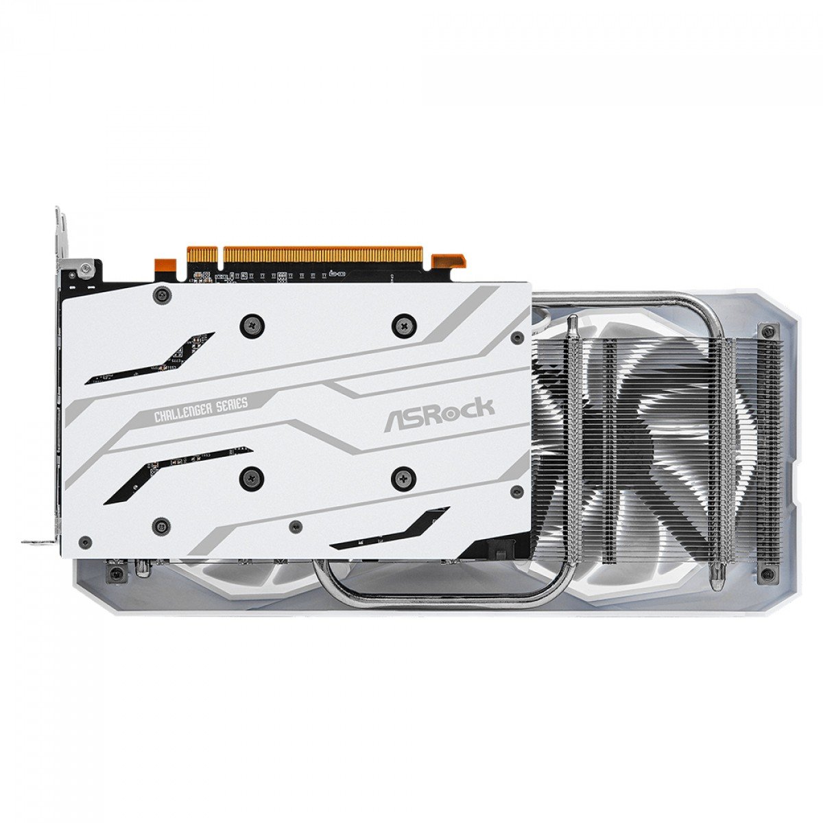 Placa de Vídeo Branca ASRock Radeon RX 6600 Challenger White, 8GB, GDDR6, FSR, Ray Tracing - Imagem 3