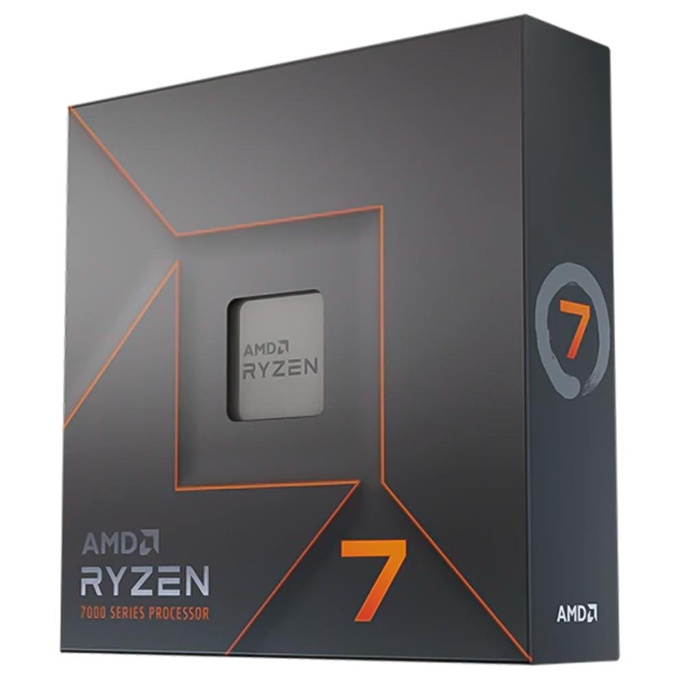 Processador Ryzen 7 7700X AMD, 5.4GHz Max Turbo, Cache 40MB, AM5, 8 Núcleos, Vídeo Integrado - 100-100000591WOF
