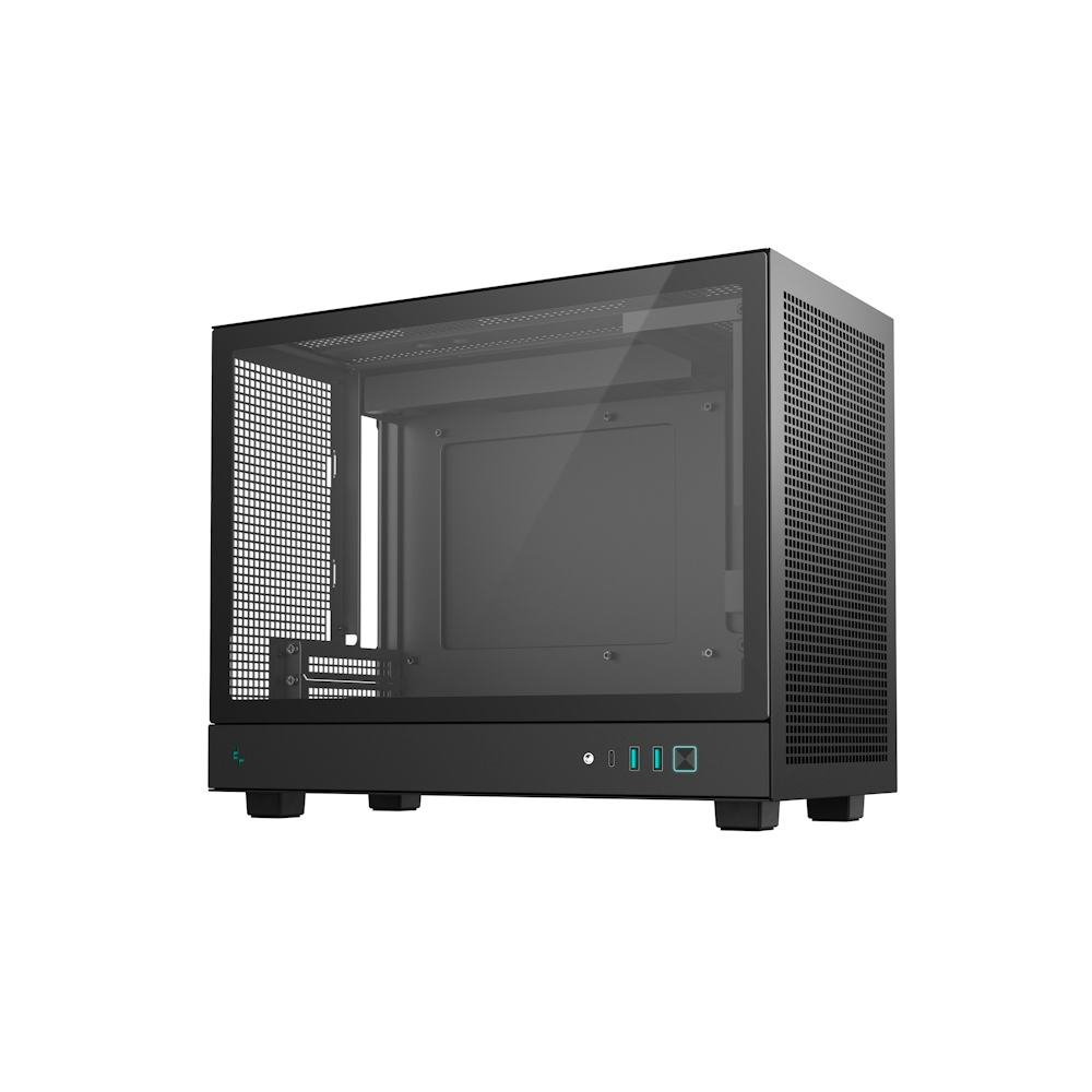 Gabinete Compacto DeepCool CH160 Plus Preto para Placa Mãe ITX e mATX - R-CH160-BKNGM0-G - Imagem 2