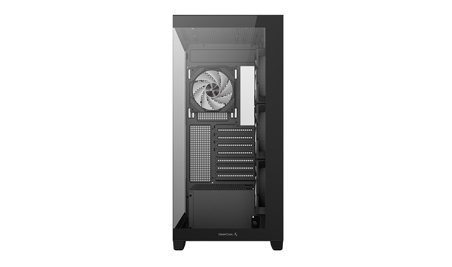 Gabinete DeepCool Aquário CG580 Preto 4 Fans ARGB (3 Reverses), Mid Tower, Vidro Temperado, ATX - R-CG580-BKADA4-G-1 - Imagem 4