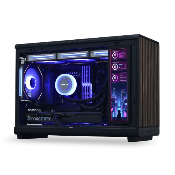 Tela LCD 8.8" Universal Para Gabinetes Lian Li, Preto Argb 1920x480p USB - SM088X - Imagem 3