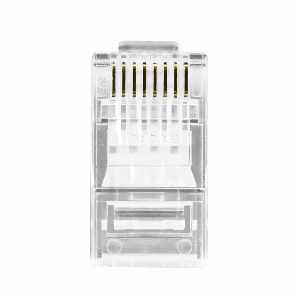 Conector RJ45 CAT5e Intelbras, Macho De Passagem, 1 Unidade - Conex 1000