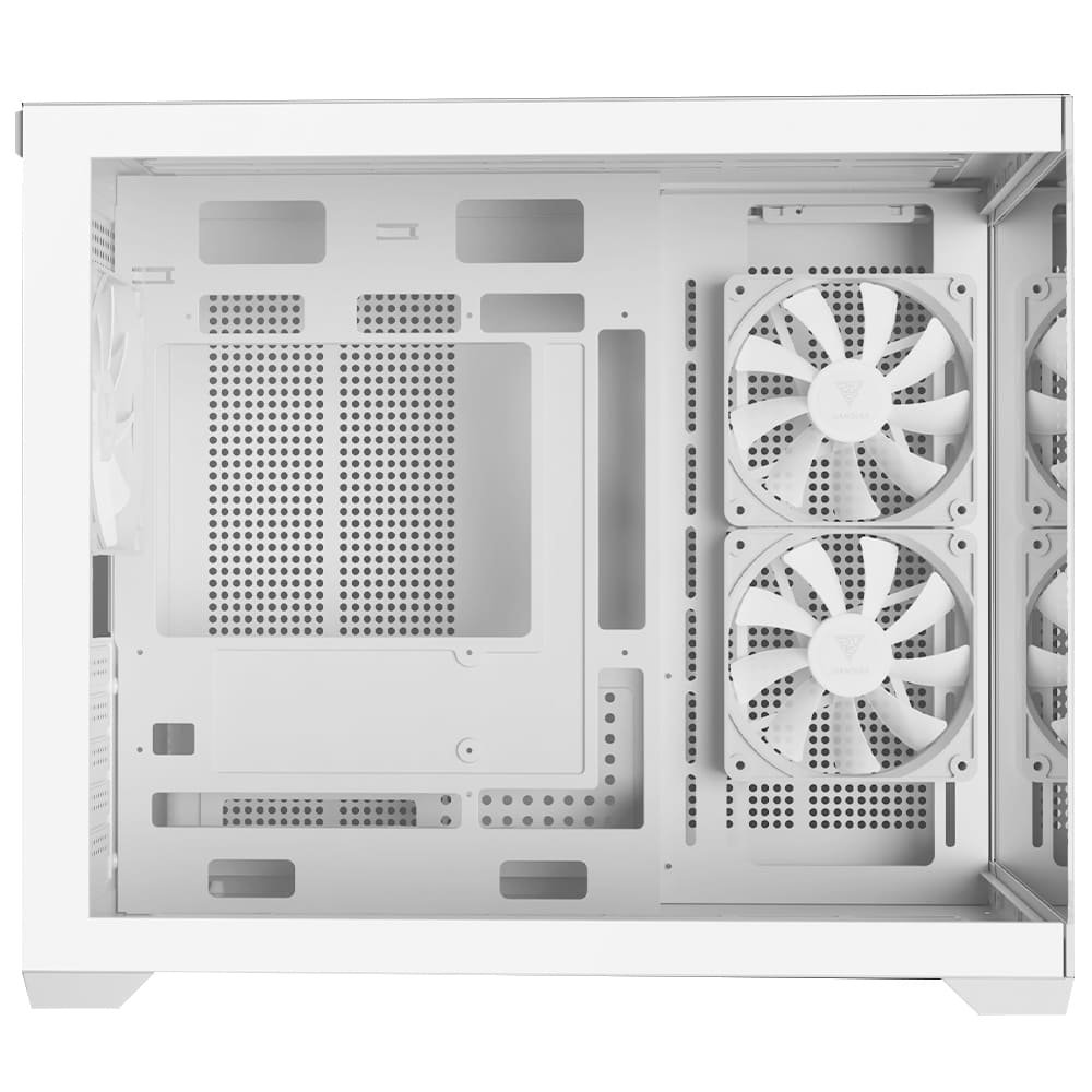 Gabinete Aquário Gamdias Aura GC10M V2 Branco com 3 Fans ARGB - Imagem 3