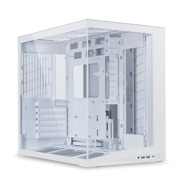 Gabinete Lian Li O11 Dynamic Mini V2 Branco Usb Type-C Vidro Temperado Mid-Tower, Sem Fans - O11DMIV2W - Imagem 2