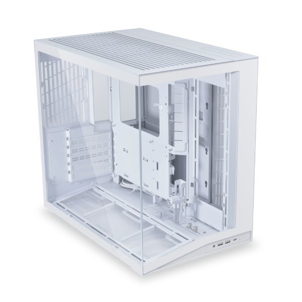 Gabinete Lian Li O11 Dynamic Mini V2 Branco Usb Type-C Vidro Temperado Mid-Tower, Sem Fans - O11DMIV2W - Imagem 3