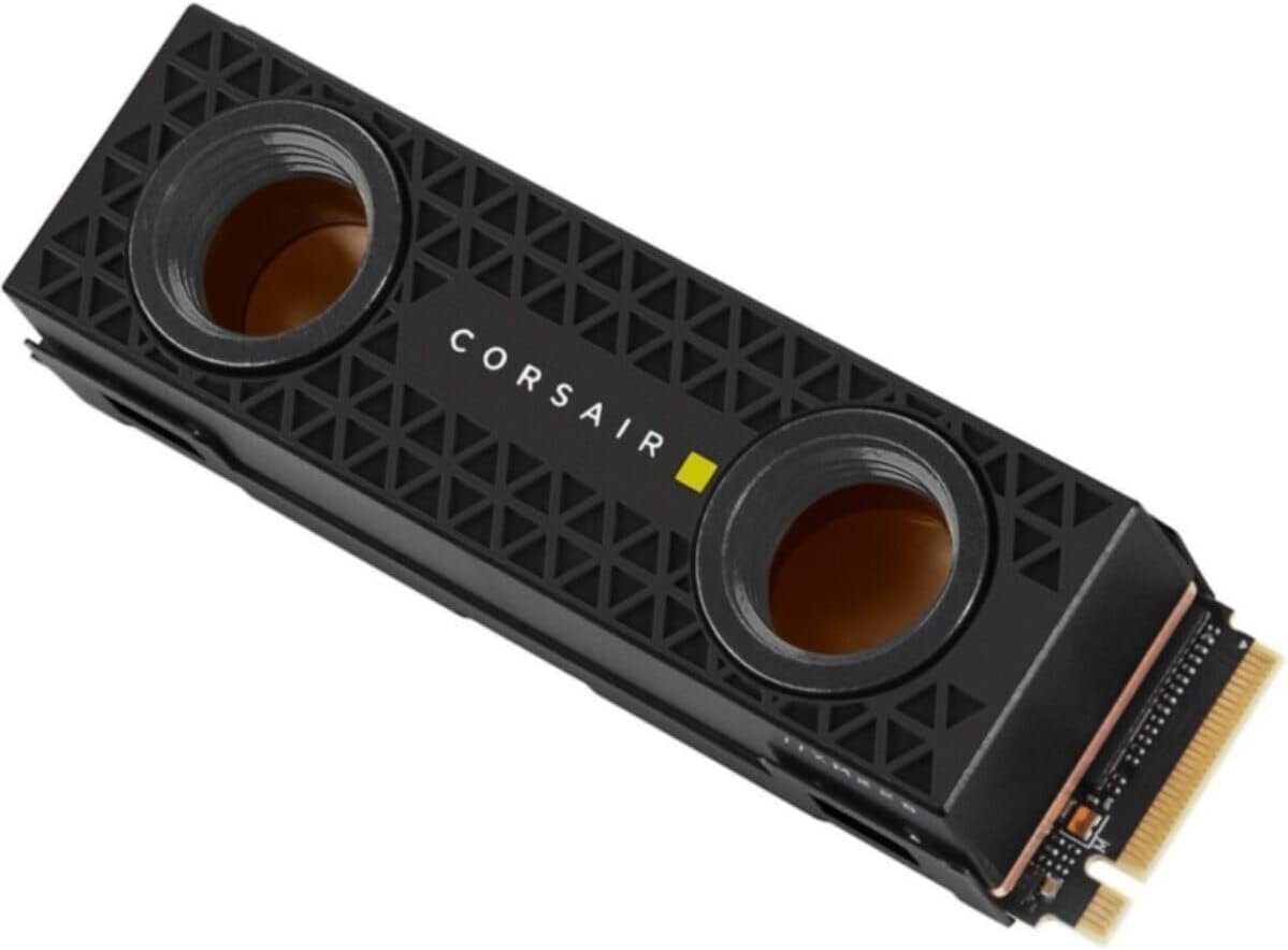 SSD 2TB Corsair Hydro X Series MP600 PRO XT, M.2 PCIe, NVMe, Leitura: 7100MB/s e Gravação: 6800MB/s