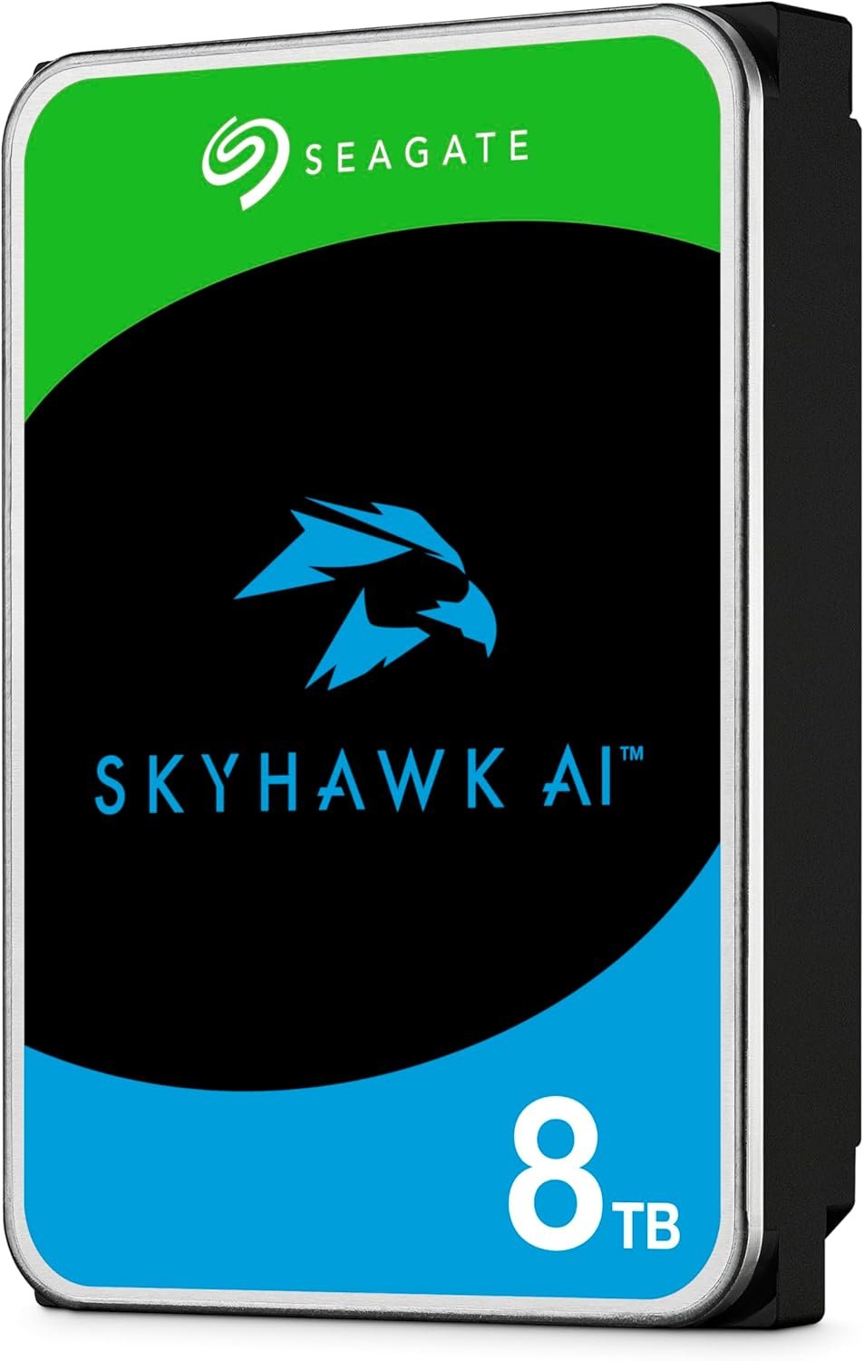 HD Seagate Skyhawk AI, 8TB, 3.5, 7200 RPM, SATA III 6GB/s, Cache 256MB, Otimizado para IA - ST8000VE001