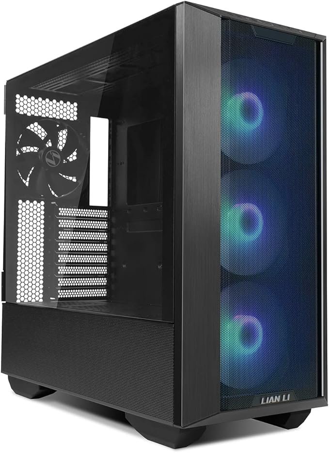 Gabinete Gamer Lian Li Lancool III-R, Fulltower, Lateral de Vidro, Com 4 Fans (3 ARGB), Preto - LANCOOL-3R-X-BK - Imagem 2