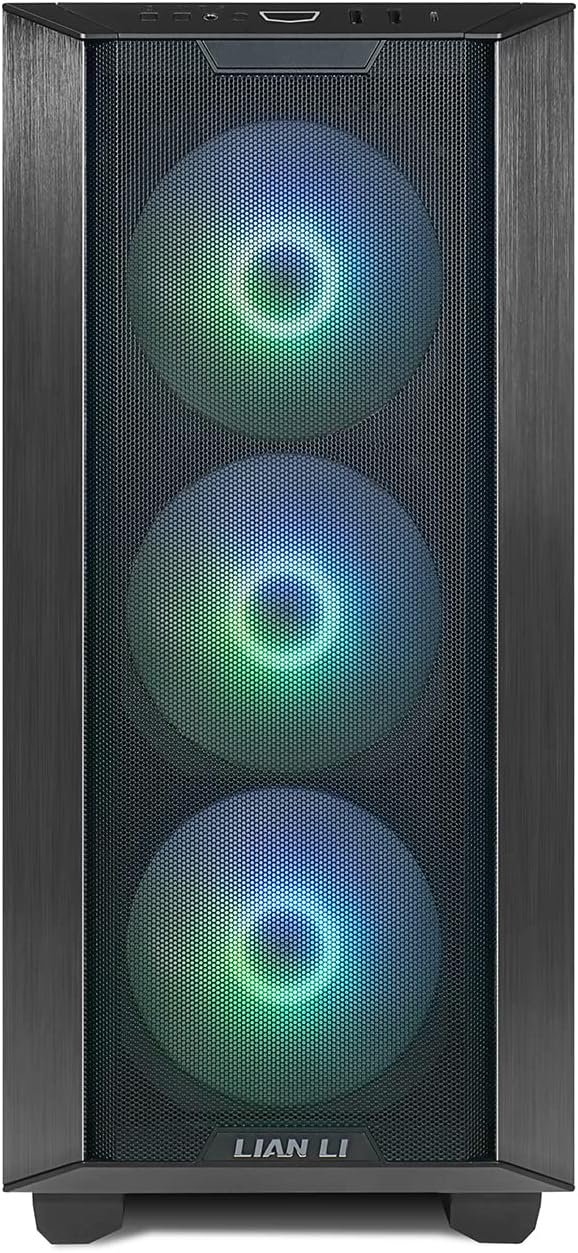 Gabinete Gamer Lian Li Lancool III-R, Fulltower, Lateral de Vidro, Com 4 Fans (3 ARGB), Preto - LANCOOL-3R-X-BK - Imagem 3