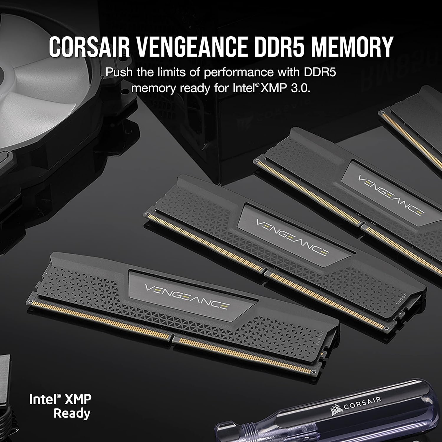 Memória RAM Corsair Vengeance, 32GB (2x16GB), 6000MHz, DDR5, CL40, Preta - CMK32GX5M2B6000C40 - Imagem 3