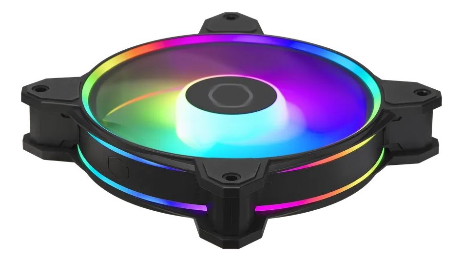 Kit Ventoinhas Cooler Master MF120 Halo 2, ARGB, 3x120mm, Preto, MFL-B2DN-213P2-R2 - Imagem 3