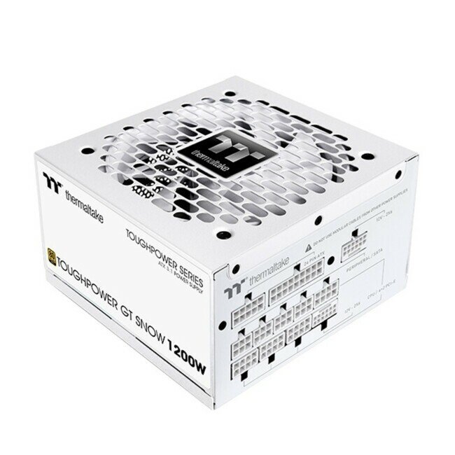 Fonte 1200W Thermaltake Toughpower GT Snow, ATX 3.1 e PCI 5.1, Full Modular, 80 Plus Gold, PS-TPT-1200FNFAGB-W
