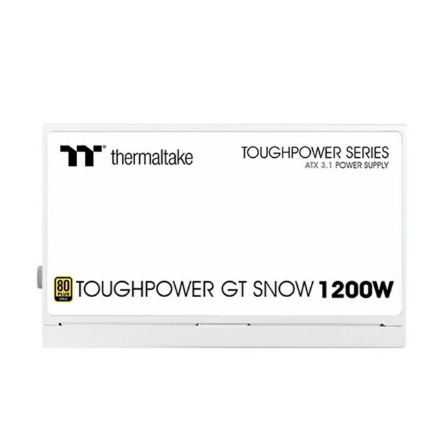 Fonte 1200W Thermaltake Toughpower GT Snow, ATX 3.1 e PCI 5.1, Full Modular, 80 Plus Gold, PS-TPT-1200FNFAGB-W - Imagem 5