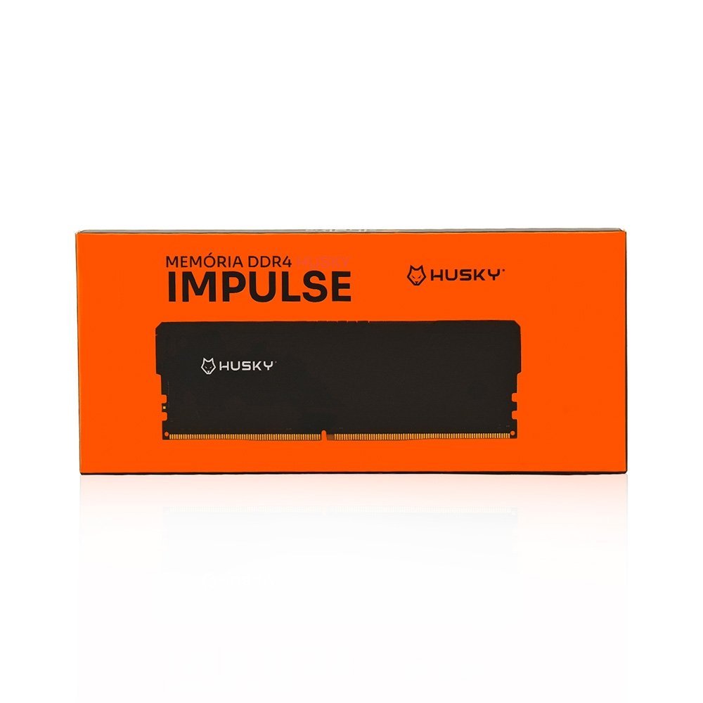 Memória RAM DDR4 Husky Impulse, 16GB, 3200MHz, CL22, Preto - HRM001163222PT - Imagem 2