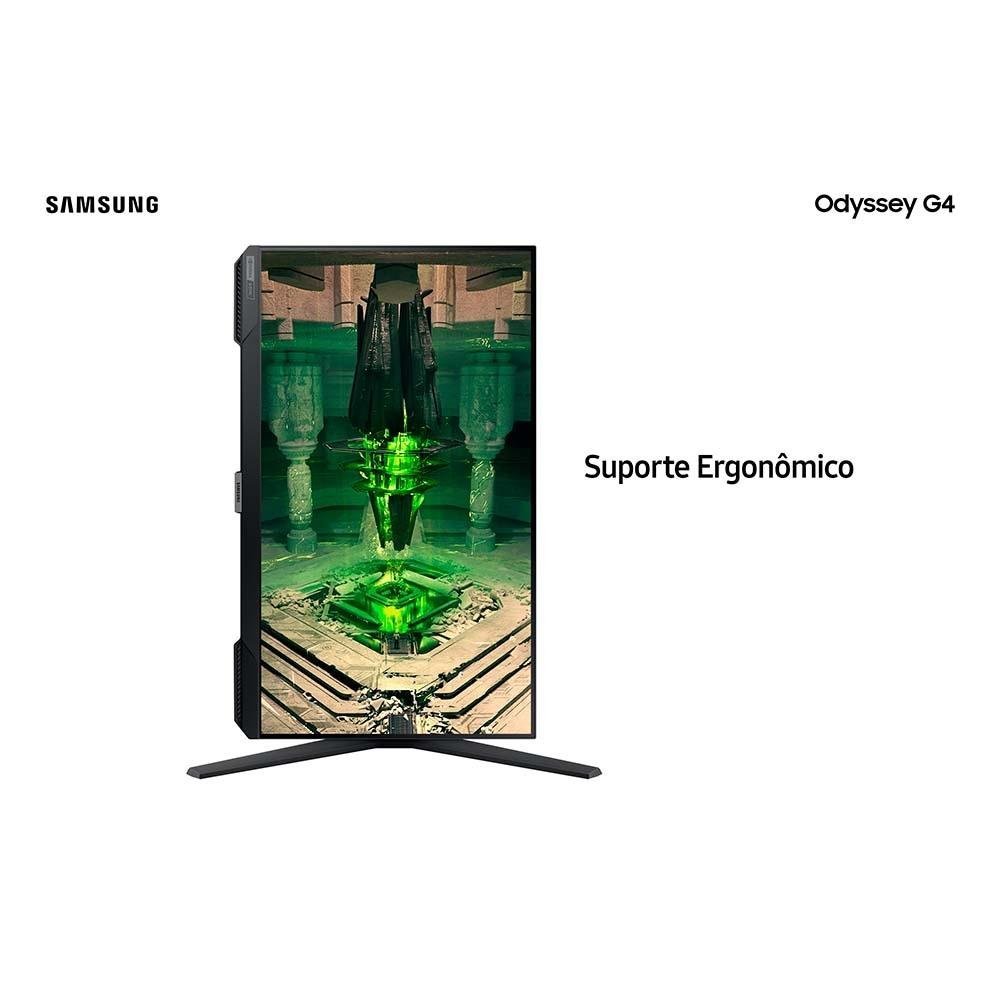 Monitor Gamer Samsung Odyssey G40 27 Full HD, IPS, 240Hz, 1ms, FreeSync Premium, HDR 10, 99% sRGB, VESA - LS27BG400ELMZD - Imagem 3