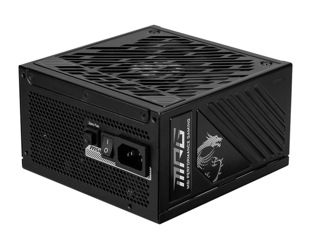 Fonte 1000W MSI MPG A1000G Silent PCIE5 II, 80 Plus Gold, Modular, PFC Ativo, Com Cabos, Preto - Imagem 3