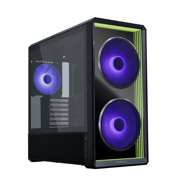 Gabinete Lian Li Lancool 217 Infinite, Mid Tower, ATX, Vidro Temperado, Preto, Com 3 Fans ARGB