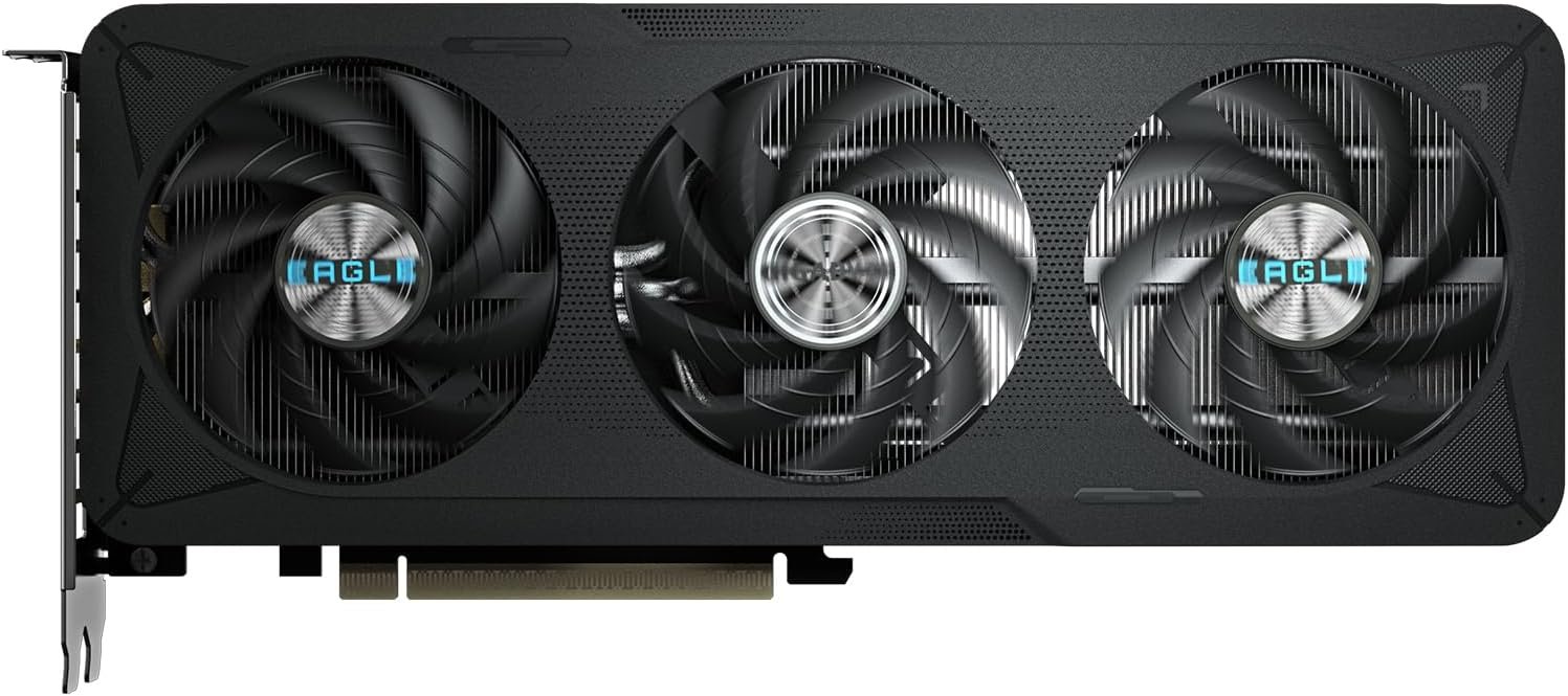 Placa de vídeo Gigabyte GeForce RTX 5060 Eagle Max Tri fan OC, 8GB, GDDR7, Ray tracing, DLSS - Imagem 3