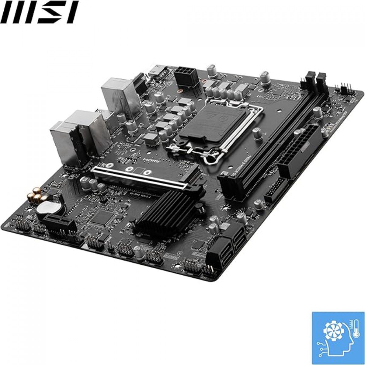 Placa Mãe MSI PRO B760M-E DDR4, Intel LGA 1700, MATX - Imagem 3
