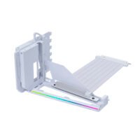 Suporte Vertical Lian Li V4 Branco para Placa de Vídeo, ARGB, incluindo cabo Riser PCIE 5.0 - VG4-5-V4W