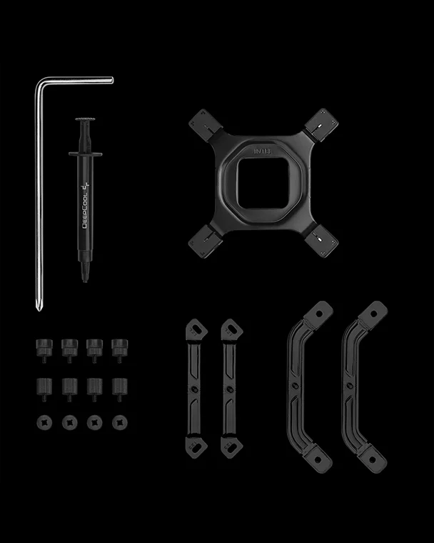 Cooler para Processador DeepCool AK700 NYX DIGITAL Black, 120mm, Intel-AMD, Torre Dupla - R-AK700G2-BKNNMN-GJD-1 - Imagem 6