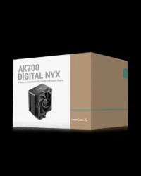 Cooler para Processador DeepCool AK700 NYX DIGITAL Black, 120mm, Intel-AMD, Torre Dupla - R-AK700G2-BKNNMN-GJD-1