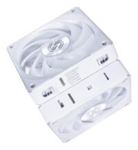 Kit 3x Cooler Fan Lian Li Uni Fan CL Wireless Reverse Blade Branco 120mm PWM ARGB conm Controlador, 2100 RPM - 12RCL1W3W