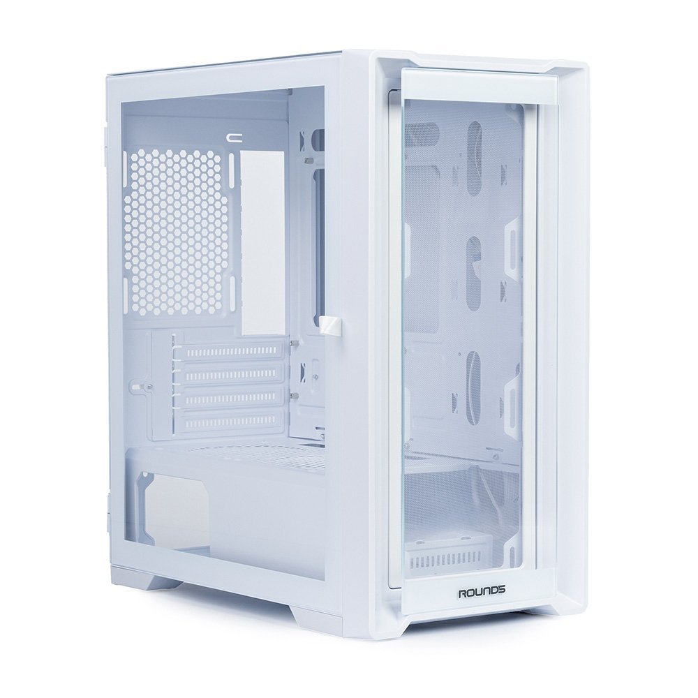 Gabinete Gamer Round5 Astra, Mini Tower, M-ATX, Lateral Vidro, Branco, SEM FANS - R5-ASTRA-W-2186 - Imagem 2