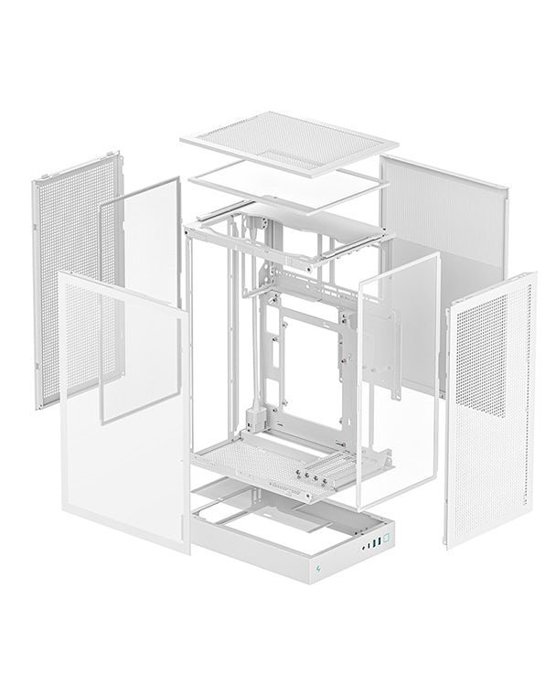 Gabinete Compacto DeepCool CH270 Branco para Placa Mãe mATX, Mini Tower - R-CH270-WHNGM0-G-1 - Imagem 5