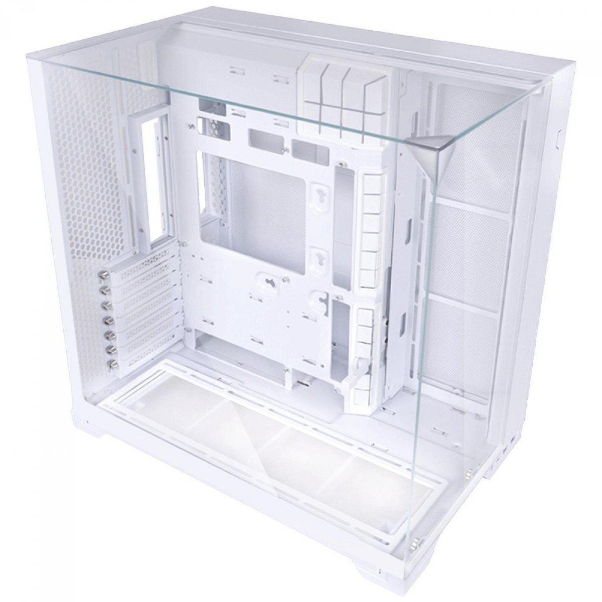 Gabinete Lian Li O11 Vision Compact Branco, Tampa Superior Vidro - Imagem 2