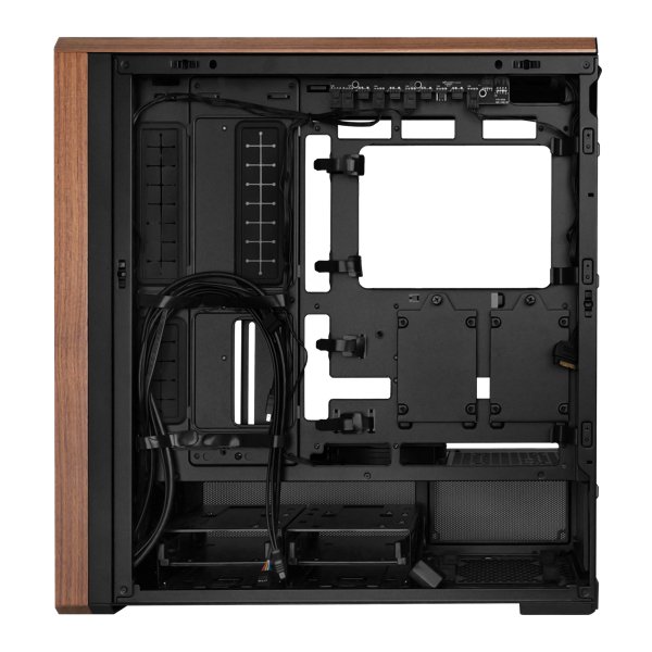 Gabinete Lian Li Lancool 217 Wood Edtion, Mid Tower, ATX, Vidro Temperado, Com 3 Fans, Preto - Imagem 6