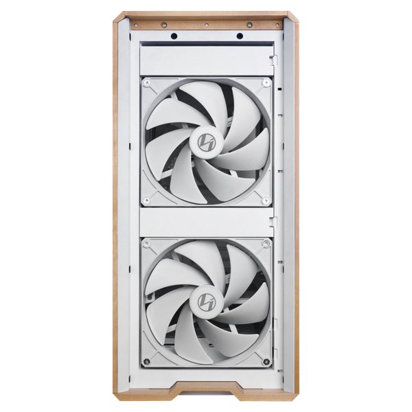 Gabinete Lian Li Lancool 217 Wood Edtion, Mid Tower, ATX, Vidro Temperado, Com 3 Fans, Branco - Imagem 3