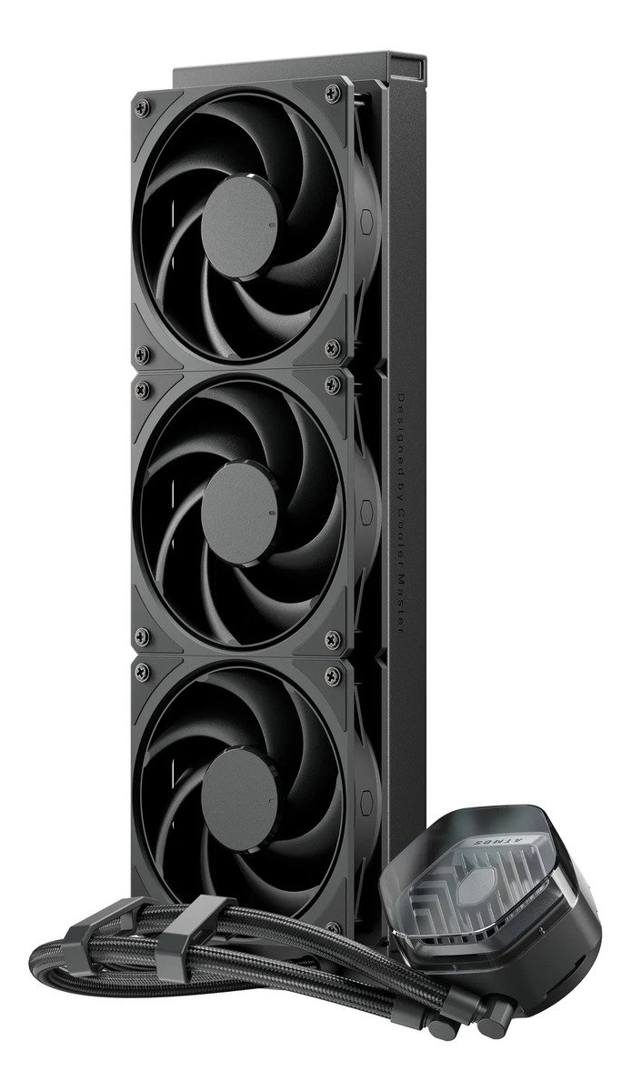 Water Cooler Cooler Master MasterLiquid 360 Atmos Stealth, 360mm, Intel-AMD, Preto, MLX-D36M-A24PK-R1