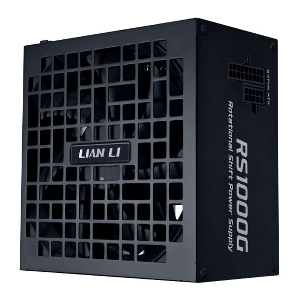 Fonte Lian Li RS 1000W, 80 Plus Gold, ATX 3.1, PFC Ativo, Full Modular, Cabos Sleeveds e Hub USB