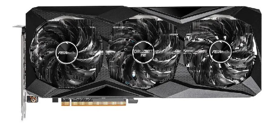 Placa de Vídeo ASRock RX 7600 Challenger PRO OC AMD Radeon, 8GB, GDDR6, Triple Fan - 90-GA62ZZ-00UANF - Imagem 2
